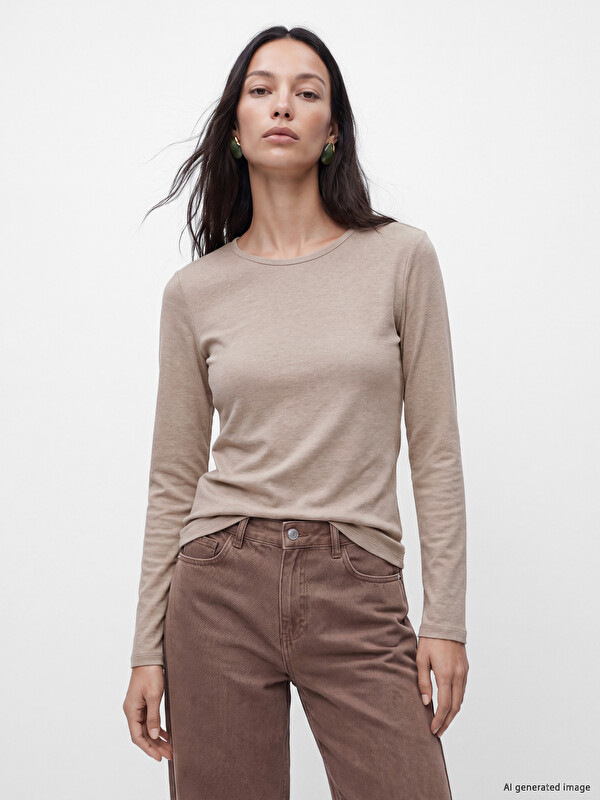 LCW EVERYDAY Body Crew Neck Femei