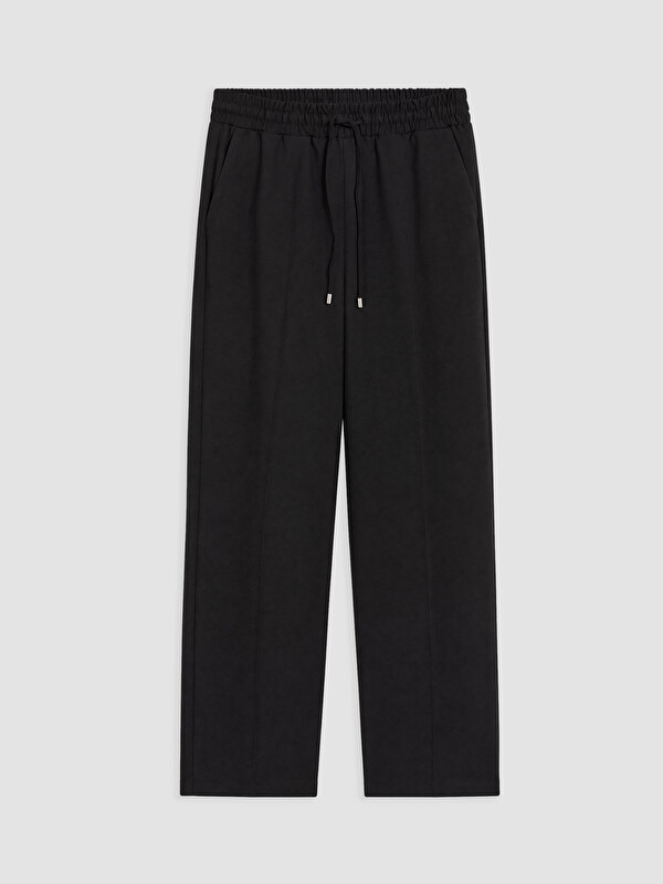 LCWAIKIKI Classic Beli Lastikli Kadın Pantolon