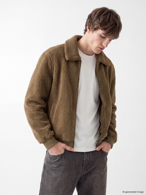 XSIDE Regular Fit Pelüş Mont