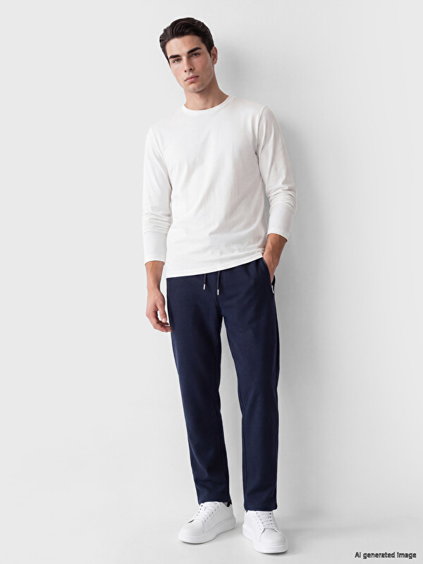 LCWAIKIKI Classic Man Navy Sweatpants