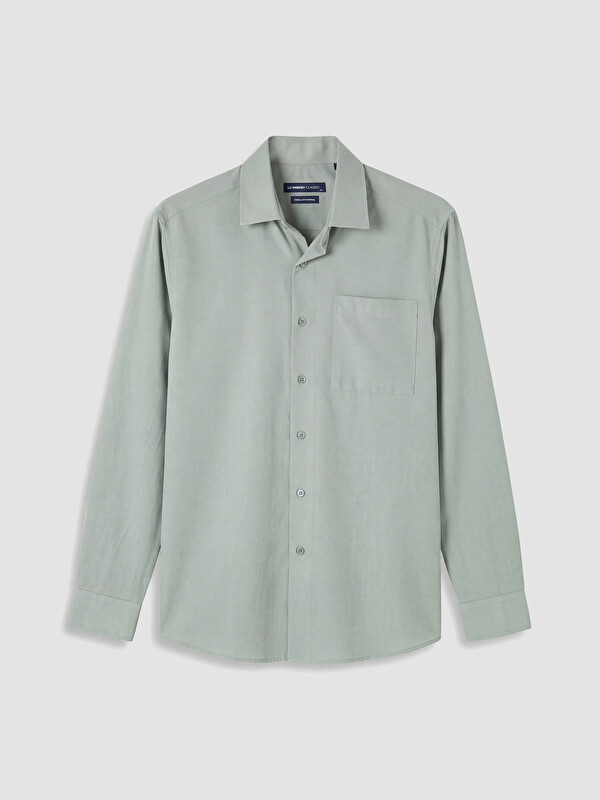 LCWAIKIKI Classic Regular Fit Gabardin Erkek Gömlek