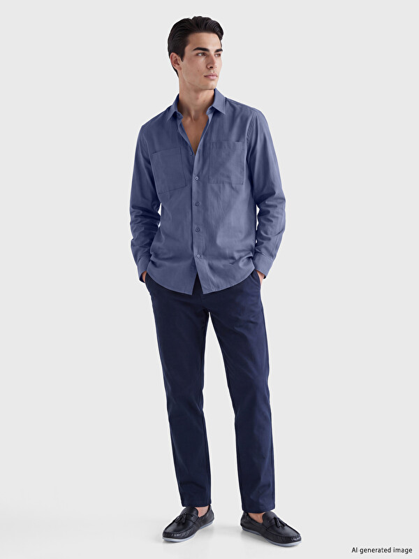 LCWAIKIKI Classic Regular Fit Gabardin Erkek Gömlek