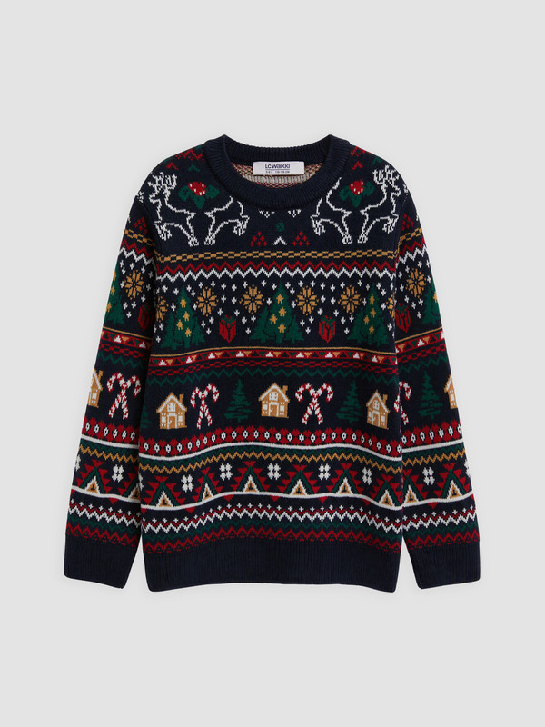 XSIDE Man Navy Sweater