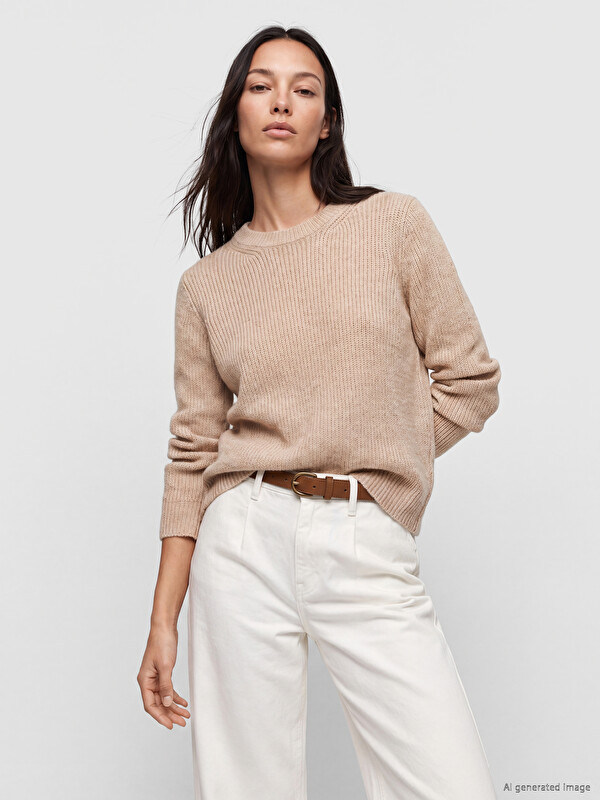 LCW EVERYDAY Crew Neck Women's Knitwear Sweater