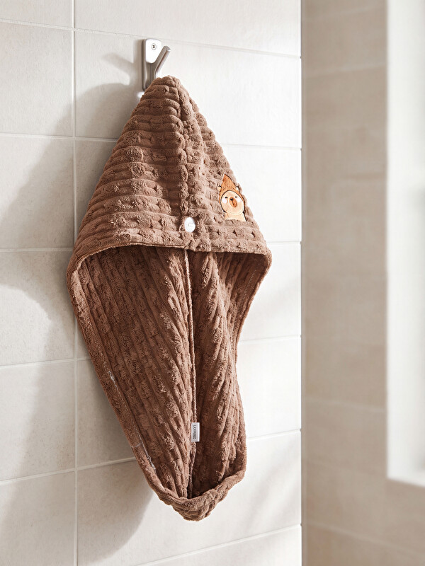 LCW JOY Animal Figured Women's Hair Towel