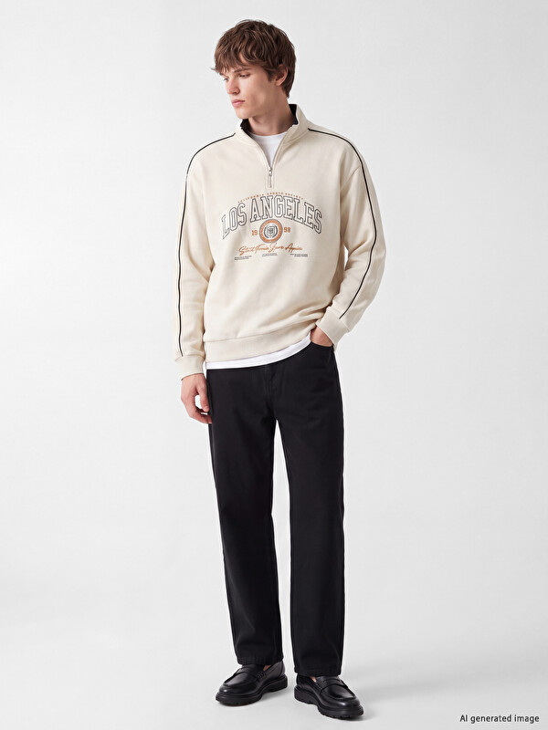 XSIDE Relax Fit Gabardin Erkek Pantolon