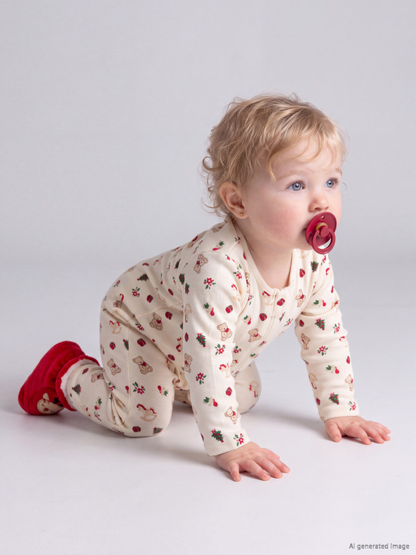 LCW baby Baby Girl Ecru Jumpsuit