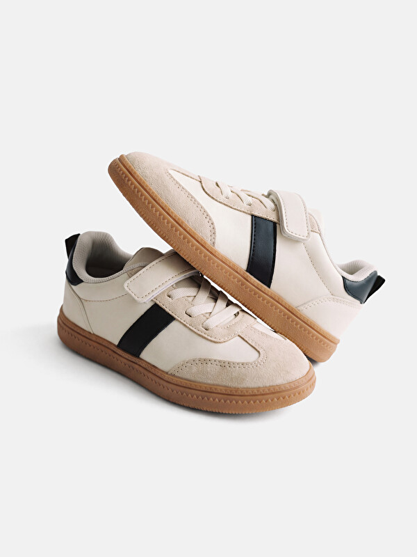 LCW STEPS Faux Leather Boys' Sneakers