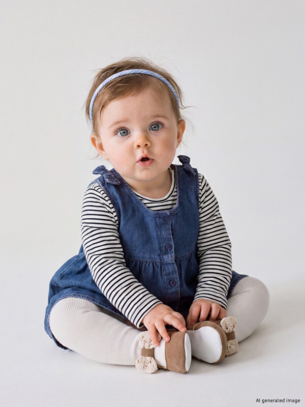LCW baby Малышки девочки Индиго Платье