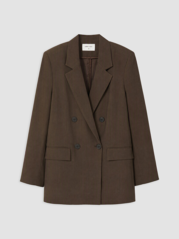 LCW STUDIO Woman Brown Blazer