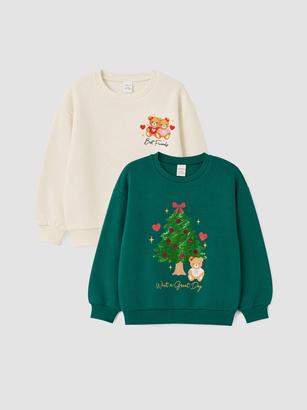 LCW Kids Vajzë Jeshil Sweatshirt