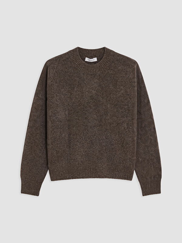 LCWAIKIKI Classic Bisiklet Yaka Oversize Kadın Triko Kazak
