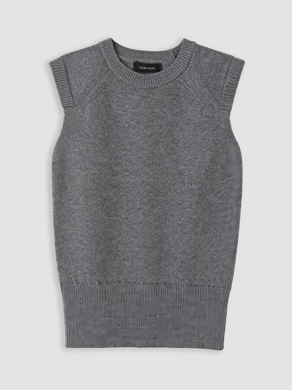 LCW Vision Woman Anthracite Sweater Vest