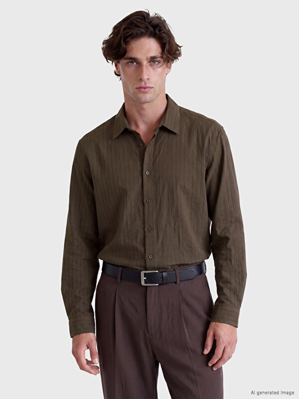 LCW Vision Regular Fit Striped Men's Shirt