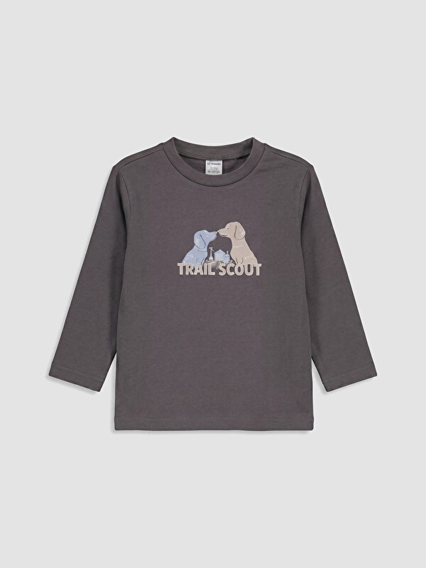 LC WAIKIKI Crew Neck Printed Boys' T-Shirt