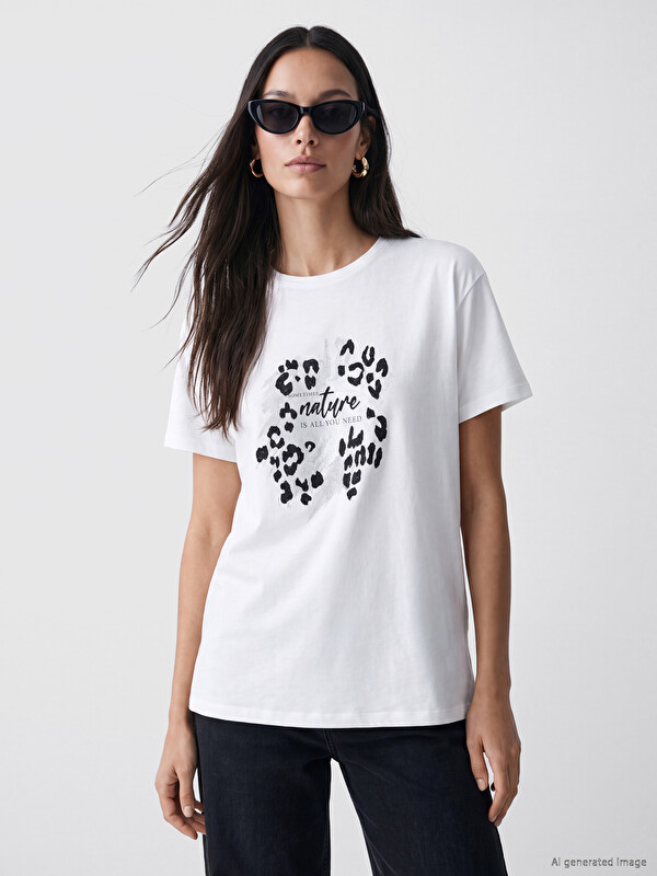 LCW EVERYDAY Woman White T-Shirt