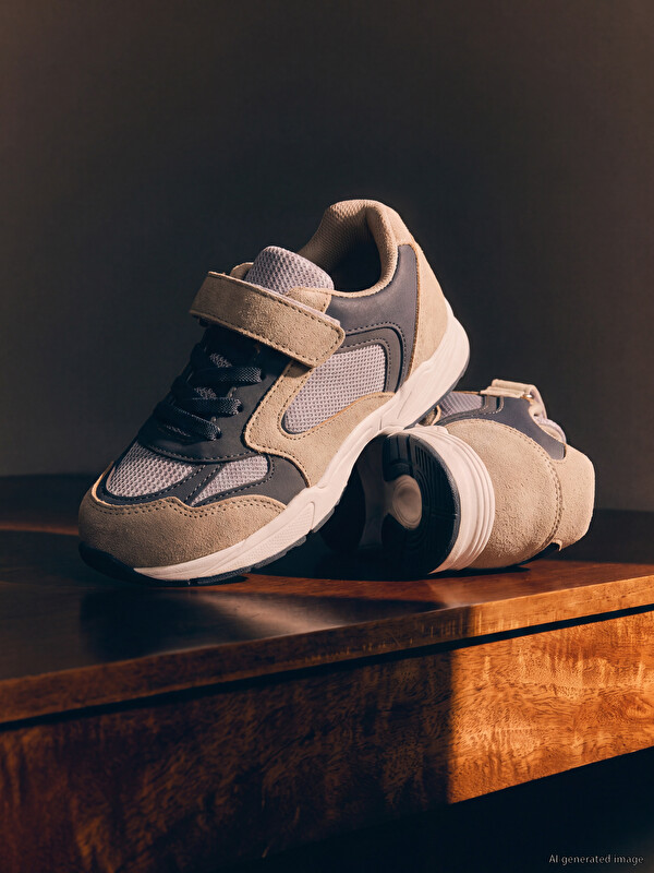 LCW STEPS Laces & Hook-and-Loop Boys' Sneakers