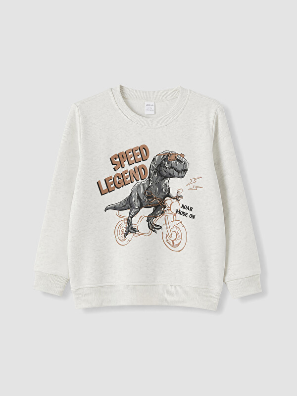 LCW Kids Baskılı Erkek Çocuk Sweatshirt