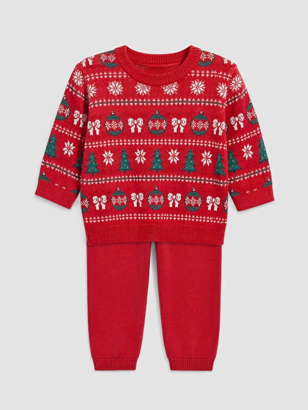 LCW baby Baby Girl Red Set