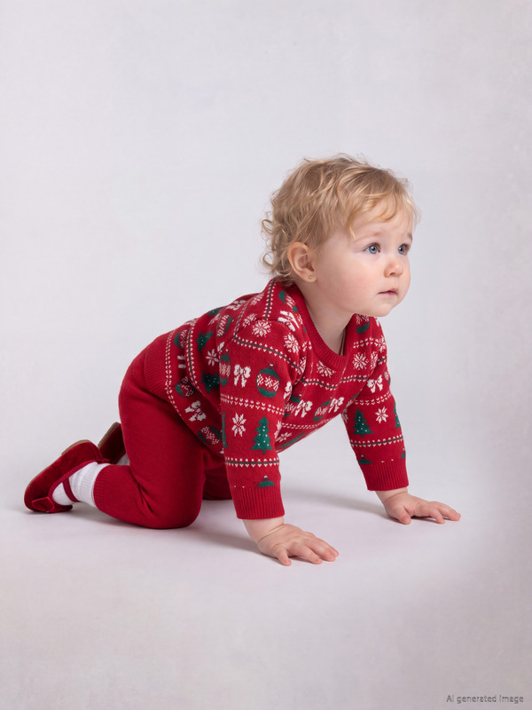 LCW baby Baby Girl Red Set