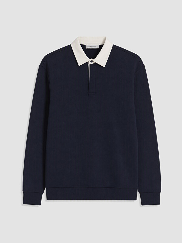 LCW Vision Polo Collar Men's Sweatshirt