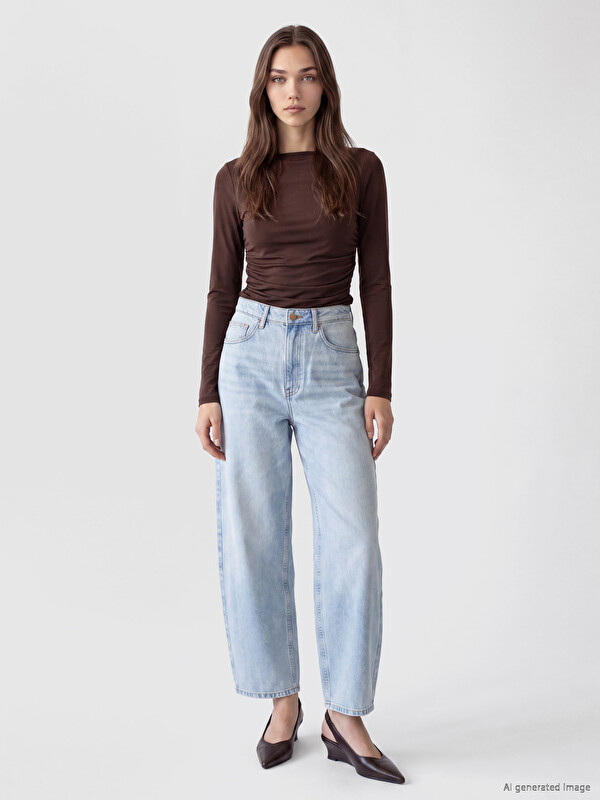 LCW Modest High Waist Regular Fit Women's Jeans