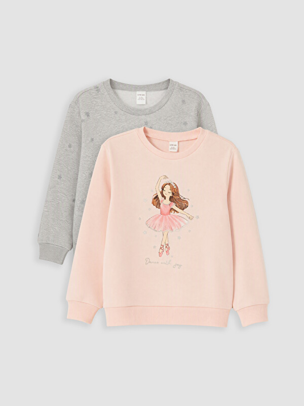 LCW Kids Girl Pink Sweatshirt