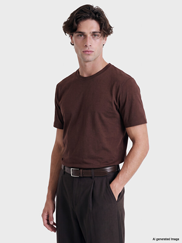 LCWAIKIKI Classic Regular Fit Dry Touch Thick Fabric T-Shirt /03