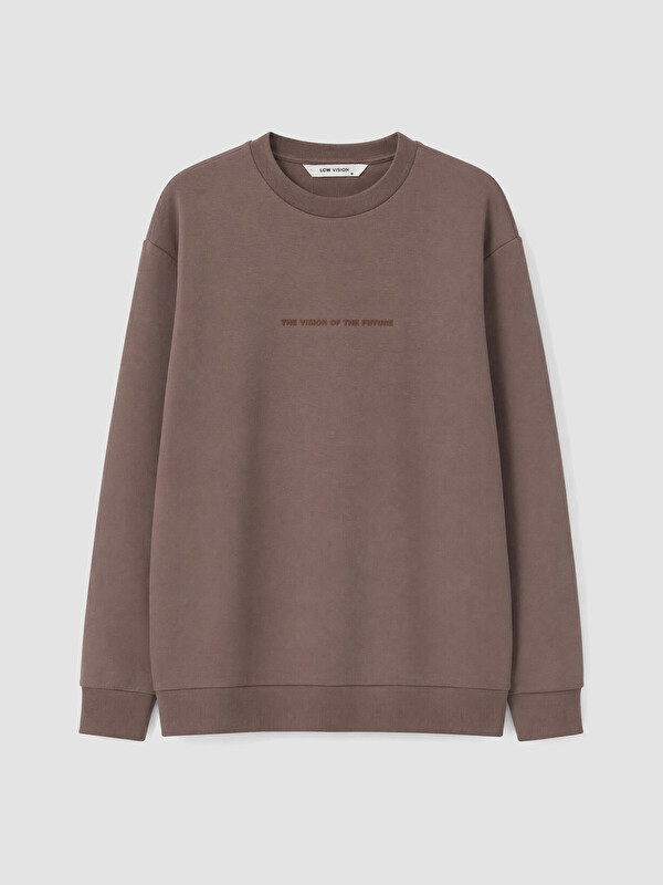 LCW Vision Crew Neck Printed Men's Sweatshirt