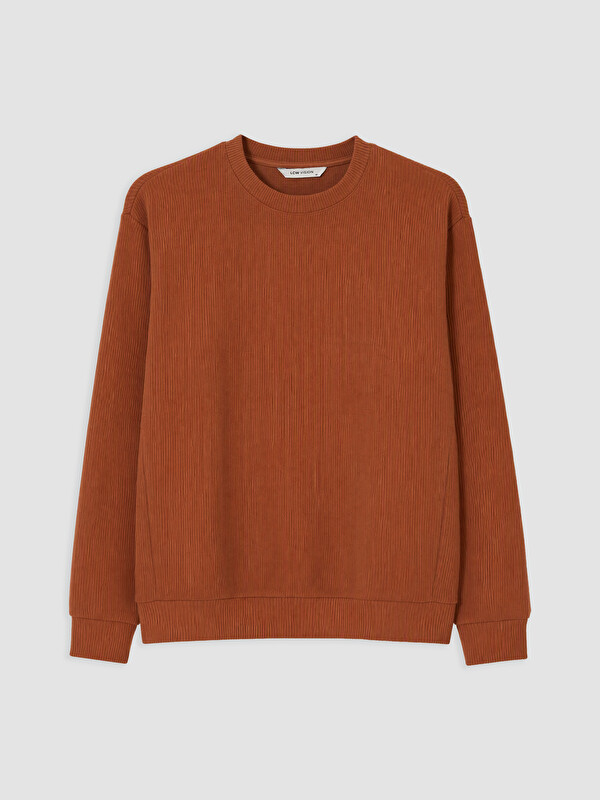 LCW Vision Bisiklet Yaka Erkek Sweatshirt
