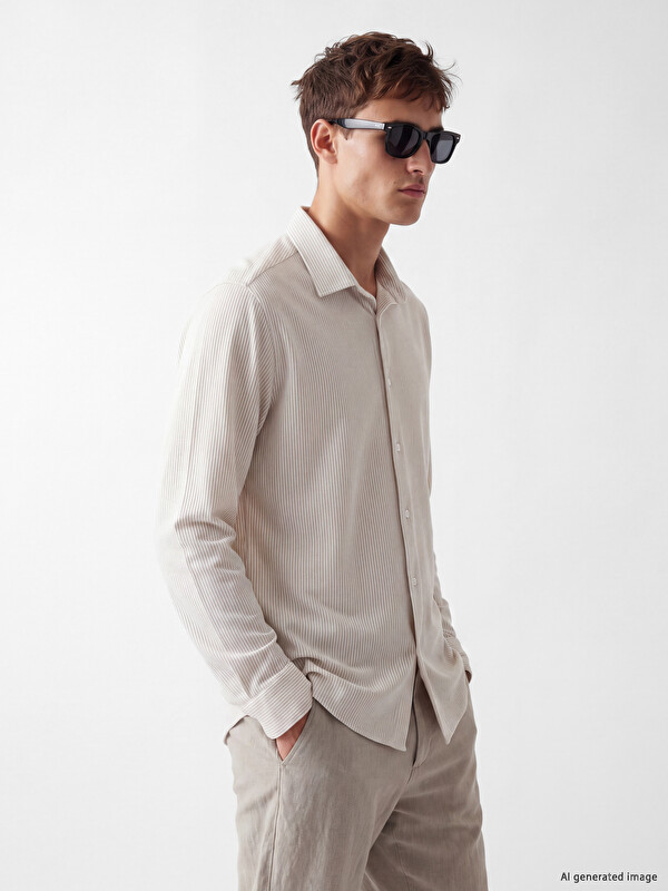 LCW Vision Regular Fit Striped Men's Shirt