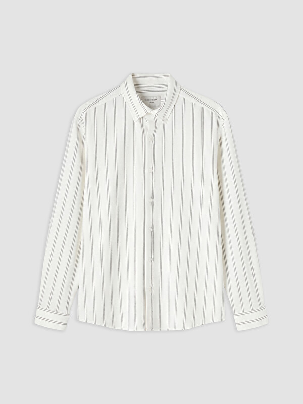 LCW Vision Slim Fit Çizgili Erkek Gömlek