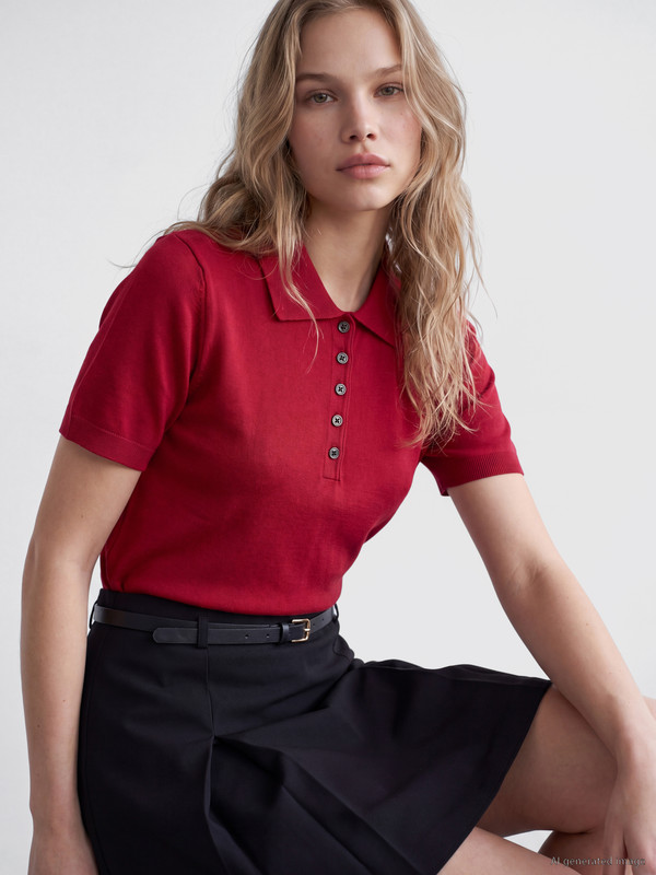 LCW Vision Polo Collar Women's Knitwear Sweater