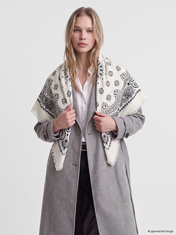 LCW ACCESSORIES Grande écharpe Écrou Femme