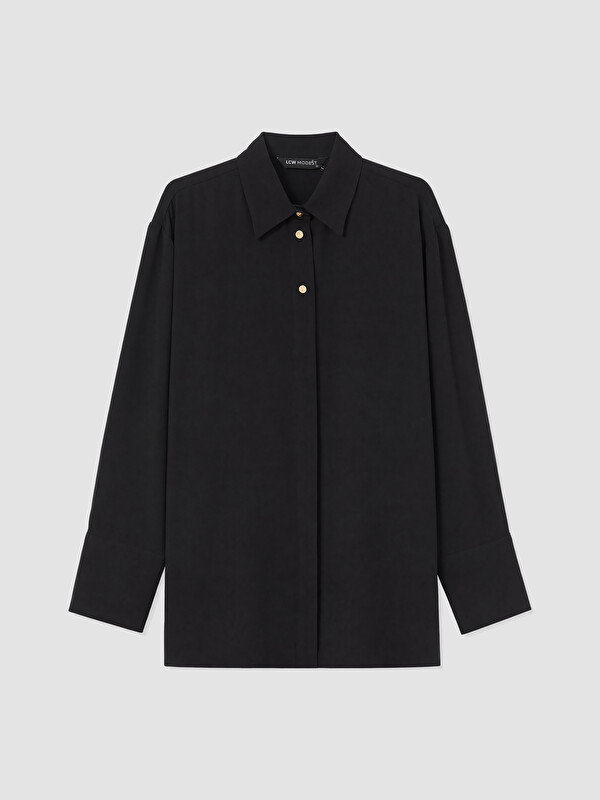 LCW Modest Poplin Kadın Gömlek Tunik