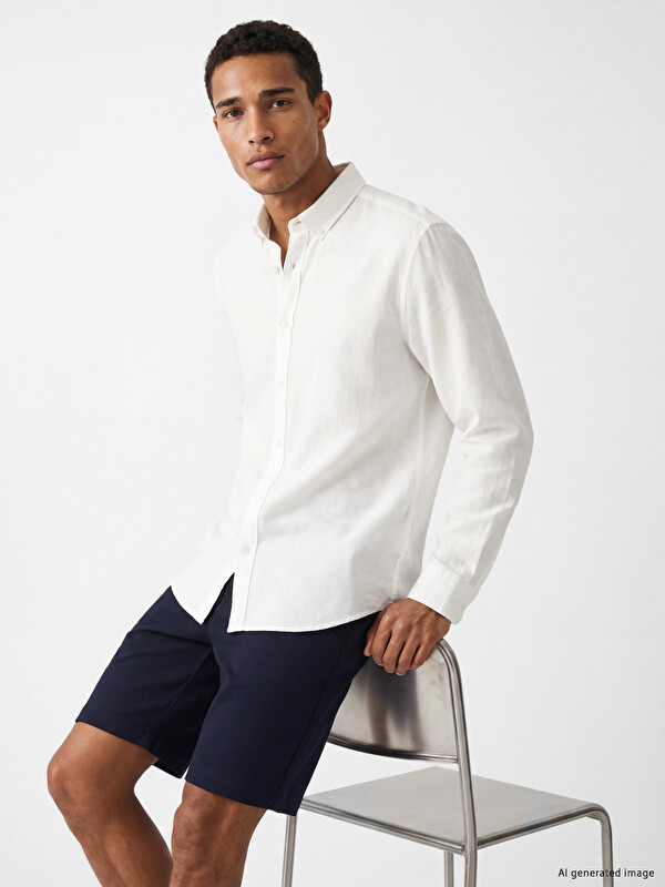 LCW Vision Regular Fit Armürlü Erkek Gömlek
