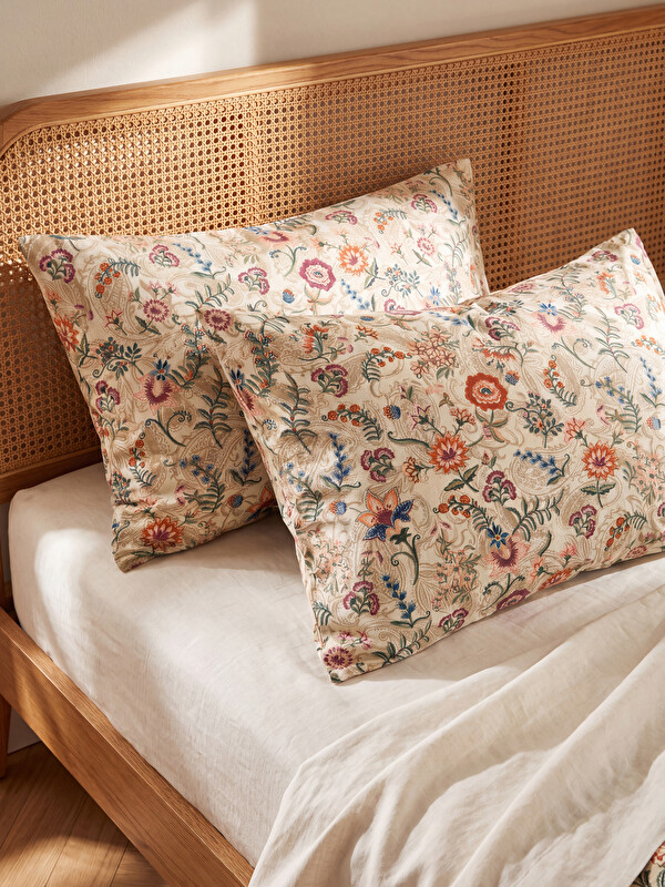 LCW HOME Flower Patterned Pillow Case 2 Pack 50x70 cm