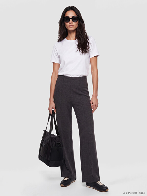 LCW Vision Elastic Waist Women's Knitwear Trousers