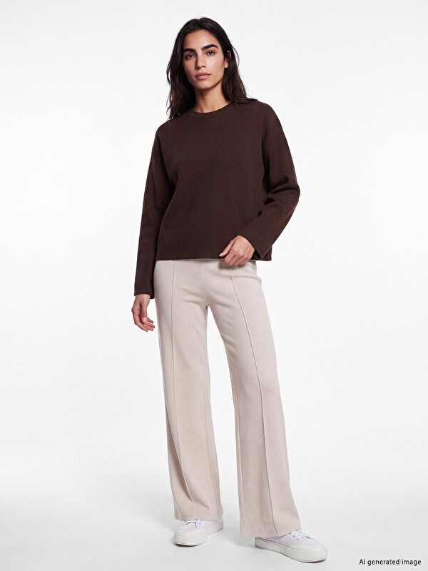 LCW Vision Elastic Waist Women's Knitwear Trousers