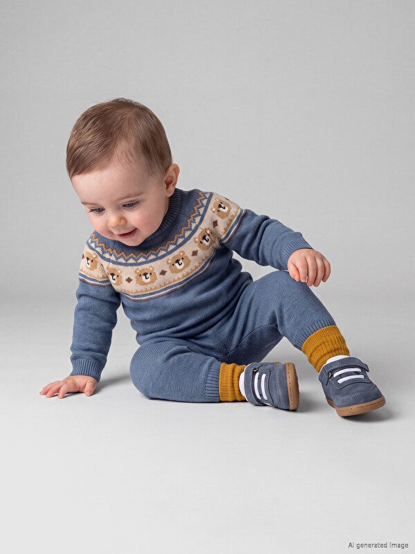 LCW baby Patterned Baby Boys' Knitwear Set
