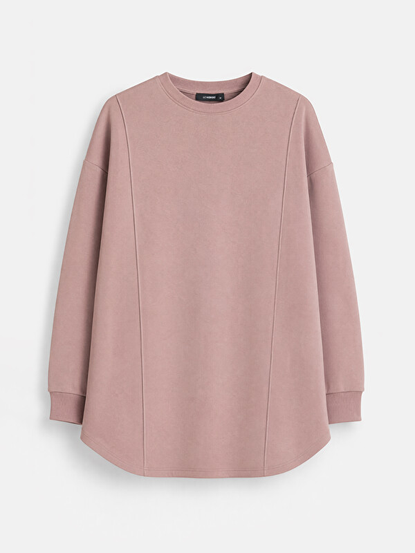 LC WAIKIKI Woman Pink Sweatshirt Tunic
