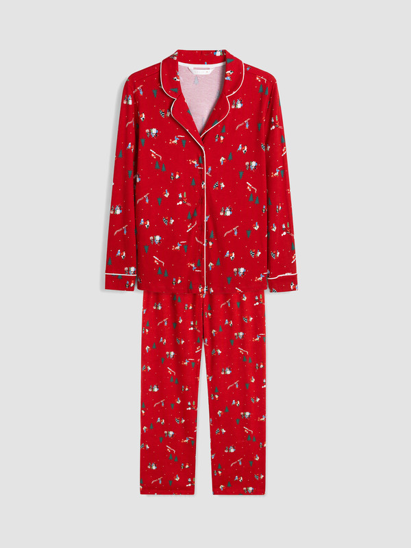 LCW DREAM Yılbaşı Temalı Kadın Pijama Takımı