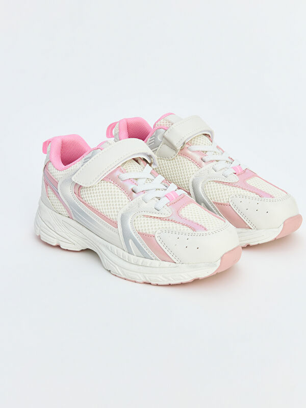 LCW STEPS Bağcık ve Cırt Cırtlı Kız Çocuk Spor Ayakkabı