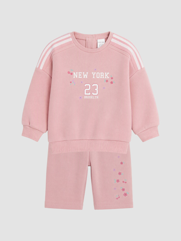 LCW baby Спортивний костюм для дівчаток з принтом «New York»