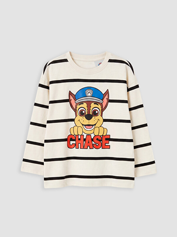 LCW Kids Tricou băieți cu imprimeu Paw Patrol, cu guler rotund
