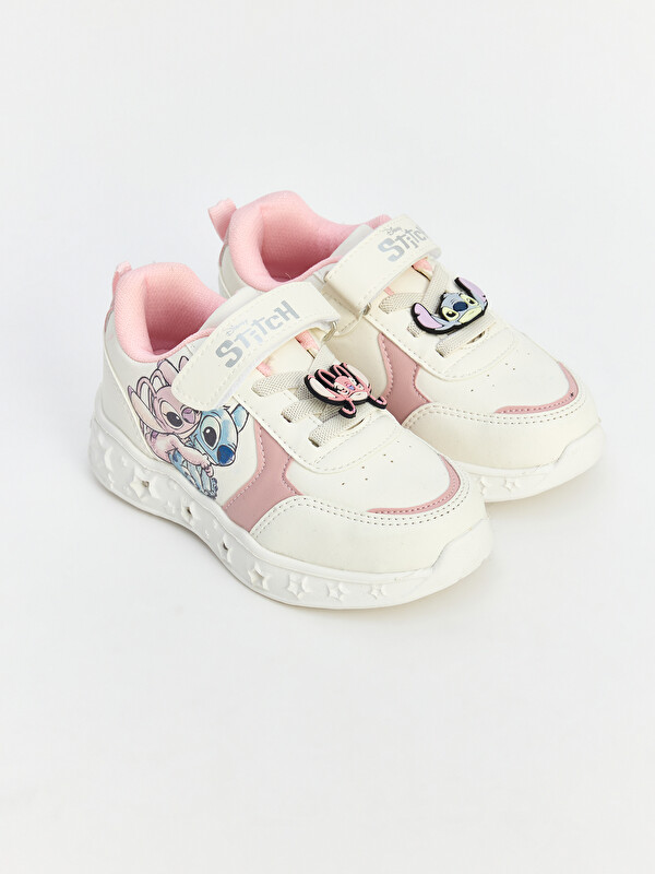 LCW STEPS Lilo and Stitch Printed Light-up Girls' Sneakers