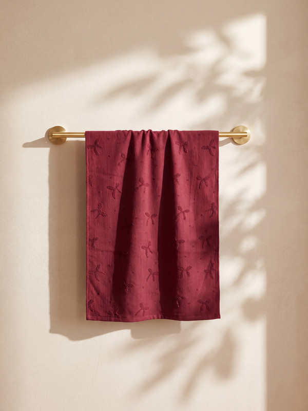 LCW HOME бантик өрнекті мақта бетке арналған сүлгі 50x80 cm