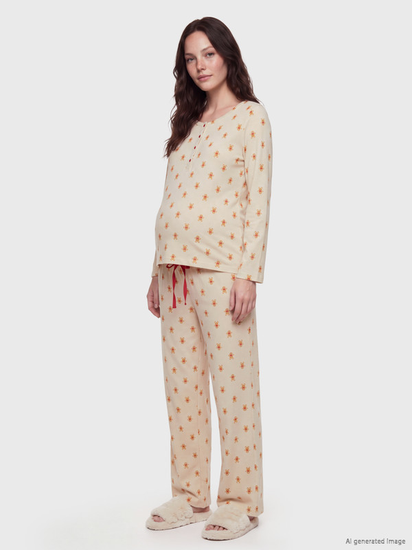 LCW DREAM Woman Beige Pyjama Set