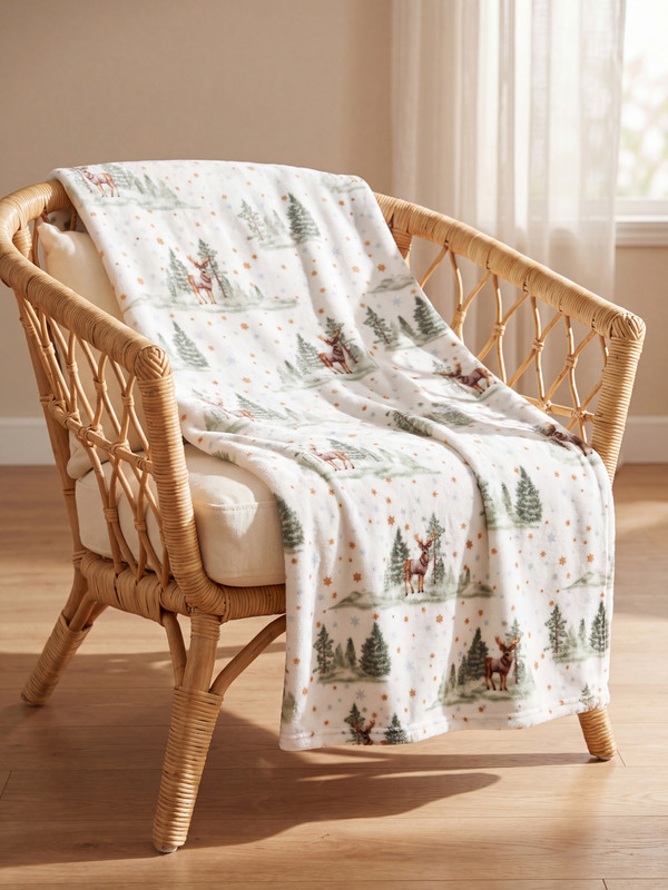 LCW HOME Single Patterned TV Blanket 100x150 cm
