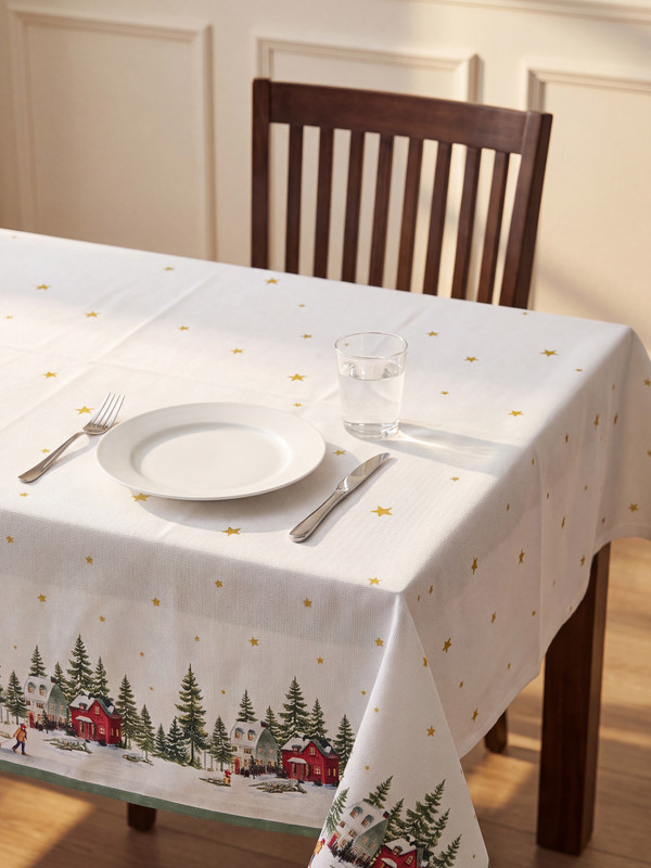 LCW HOME Yeni Yıl Temalı Masa Örtüsü 150x200 cm